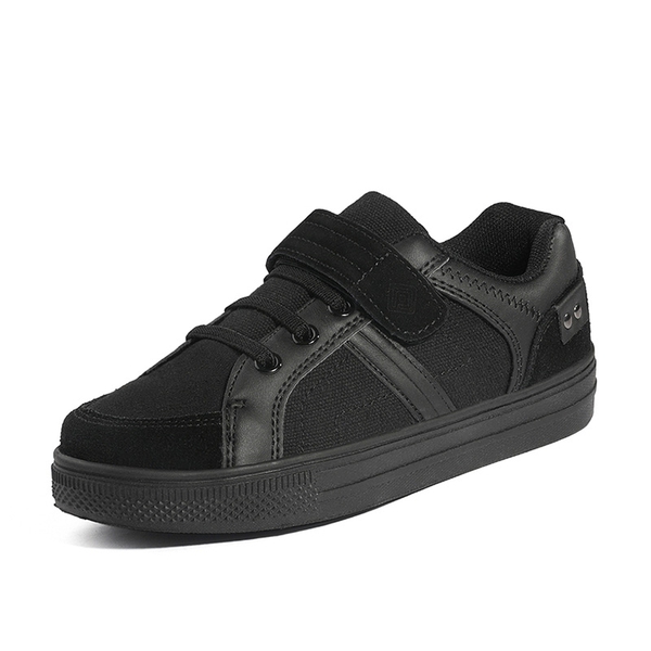 [LilLegends TimberTot] Kids Lightweight Fashion Sneakers - ALL BLACK -  0